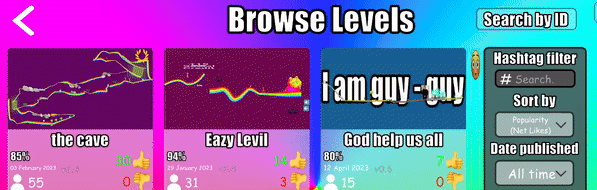 Browse Levels